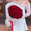 Красные розы 25 шт (40 см)