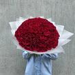 Красные розы 151 шт (40 см)