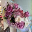 Сборный букет с протеей, ранункулюсами и пионовидными розами 