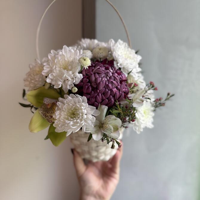 Корзинка с цветами 