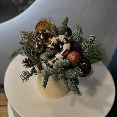 Новогодняя композиция в коробке «Brownie»