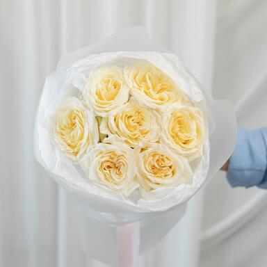 Пионовидная Роза «Candlelight» 7шт