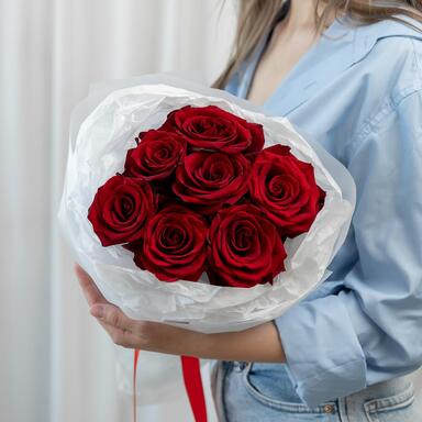 Красные розы «Explorer» 7шт