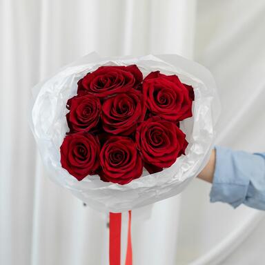 Красные розы «Explorer» 7шт