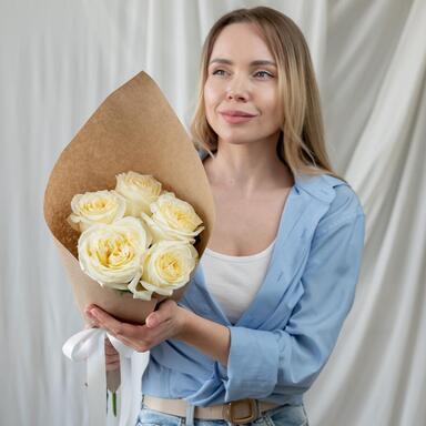 Пионовидная Роза «Candlelight» 5шт