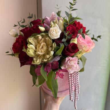 Композиция «Цветочный вальс» в коробке 