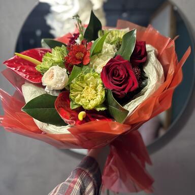 Авторский букет «Red Pantera»