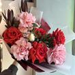 Сборный букет с французскими розами «Love»