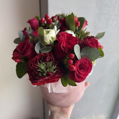 Розы в коробке «Love you»