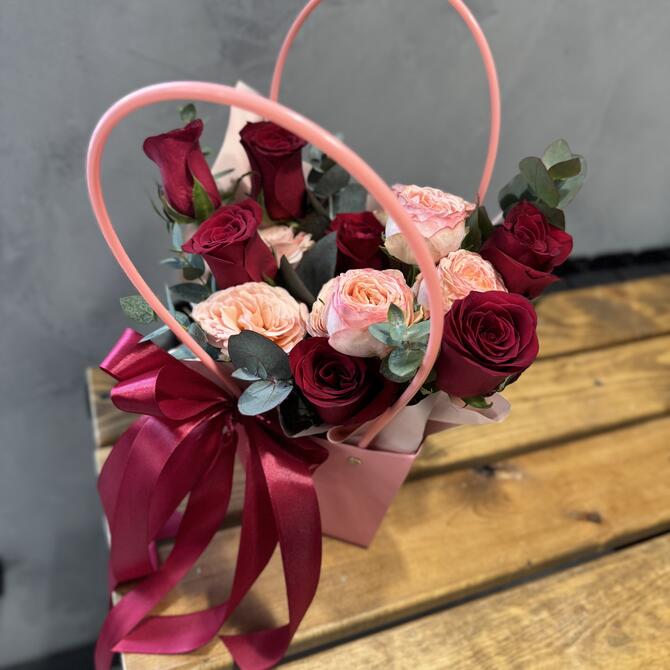 Сумочка с розами «Love you»