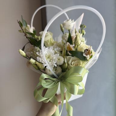 Сумочка с цветами «White angel»