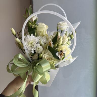 Сумочка с цветами «White angel»