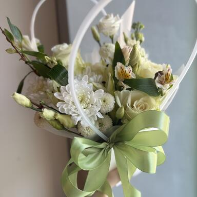 Сумочка с цветами «White angel»