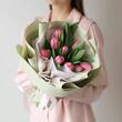 Букет тюльпанов 9шт PINK