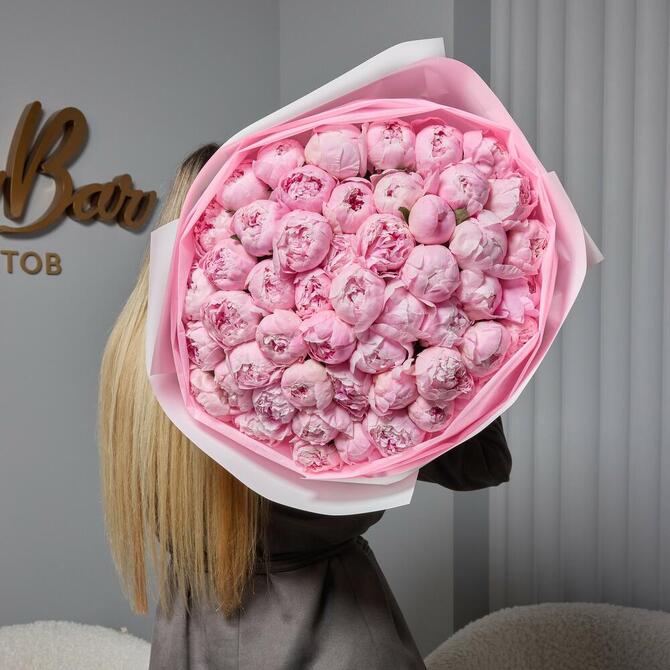 Пионы Сара Бернар 51шт