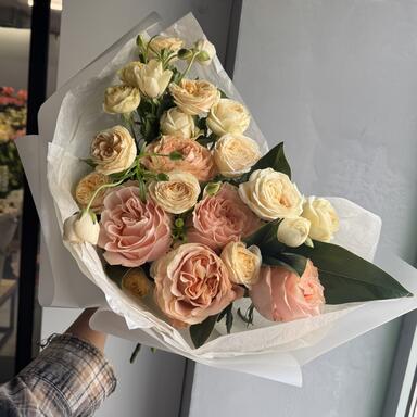 Авторский букет «Крем брюле»