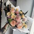Большой букет «Peach&cream»