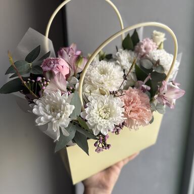 Композиция в сумочке «Нежность»