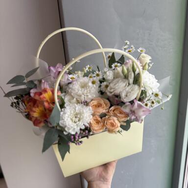 Композиция в сумочке «С любовью»