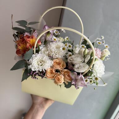 Композиция в сумочке «С любовью»