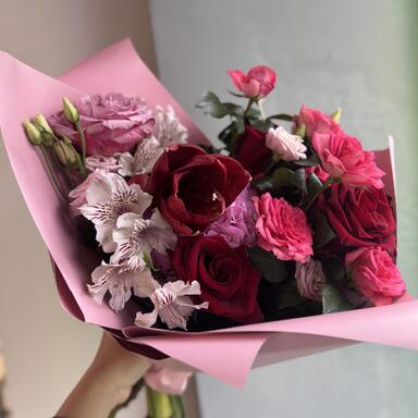Букет «Малиновый свет»