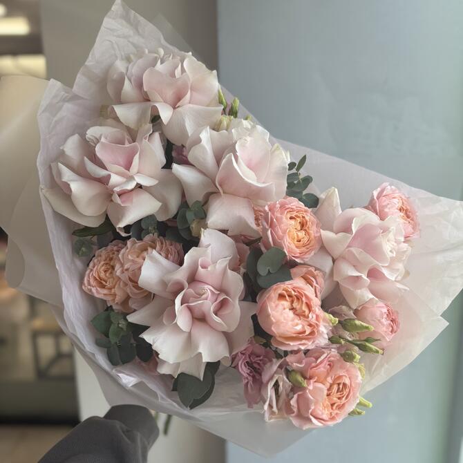 Букет «Strawberry milk»