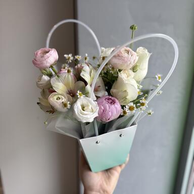 Композиция в сумочке «Летний луг»